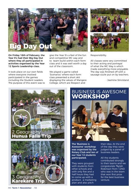 Mangere College Term 1 Newsletter 2018