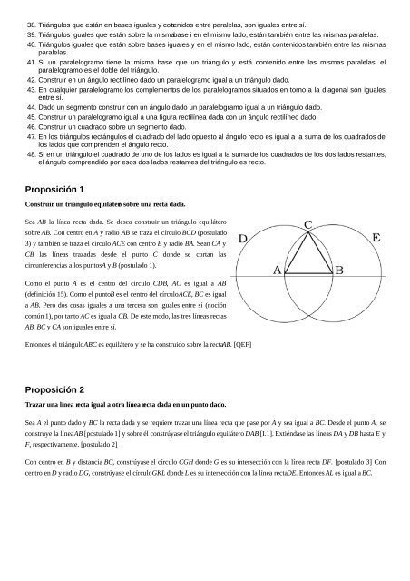 Euclides - Los Elementos I