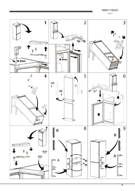 KitchenAid XAL85 T1I W WTD - XAL85 T1I W WTD SK (F102775) Setup and user guide