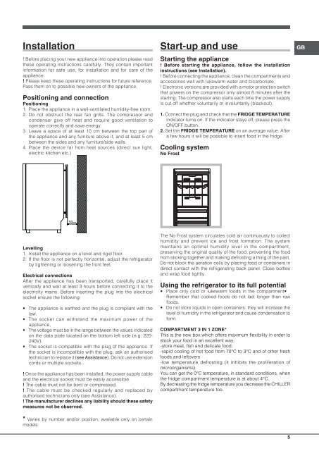 KitchenAid XAL85 T1I W WTD - XAL85 T1I W WTD EN (F102775) Setup and user guide