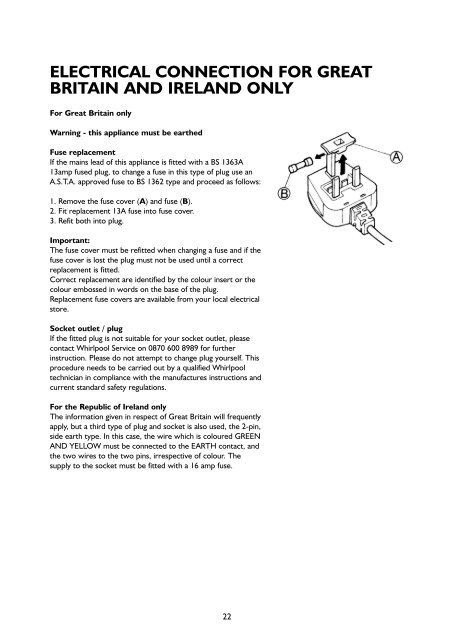 KitchenAid U 12 A1 D/HA - U 12 A1 D/HA DE (F093760) Istruzioni per l'Uso