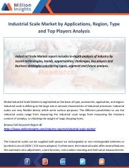 Industrial Scale Market by Applications, Region, Type and Top Players Analysis