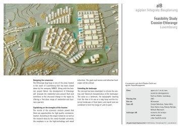 Feasibility Study Crassier-Ehlerange Luxembourg agiplan Integrale ...
