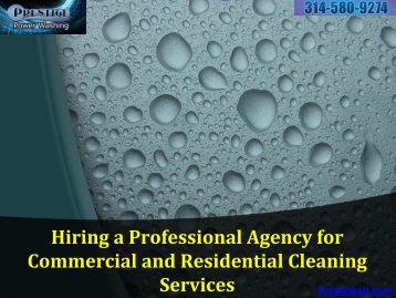 Commercial and Residential Cleaning Services