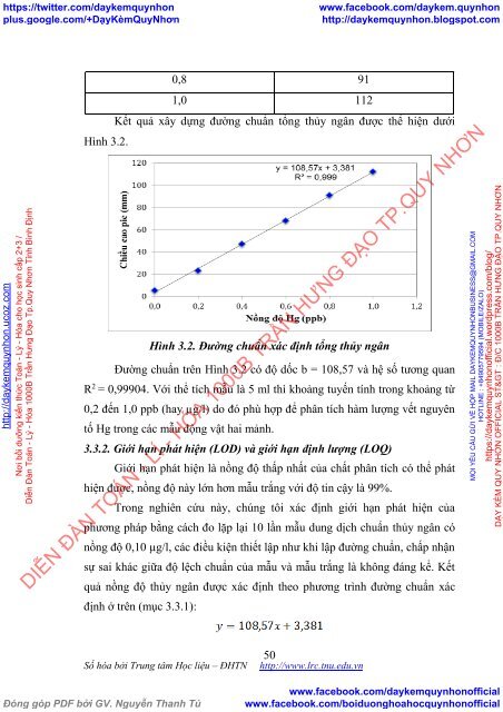 Nghiên cứu phân tích hàm lượng thủy ngân trong động vật hai mảnh tại Quảng Ninh bằng phương pháp quang phổ hấp thụ nguyên tử kết hợp kỹ thuật  hóa  hơi lạnh