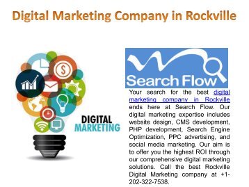 Rockville Digital Marketing Company