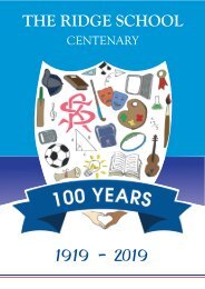 The Ridge School Centenary 