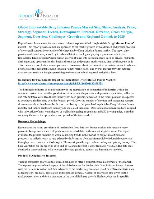 Implantable Drug Infusion Pumps