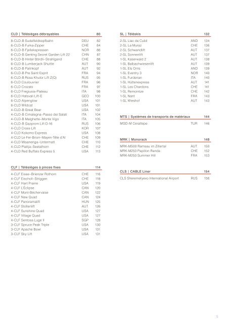 Doppelmayr/Garaventa Brochure Annuelle 2018