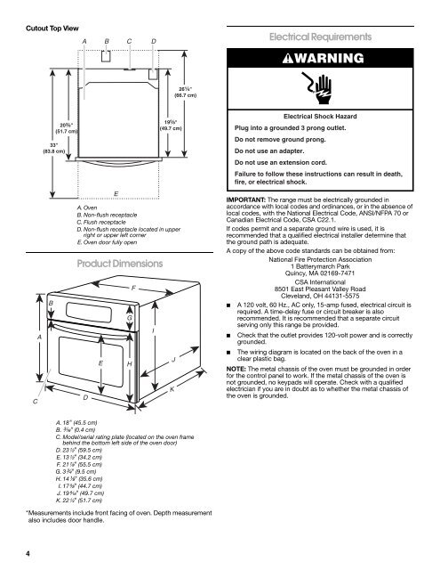 KitchenAid JBS7524BS - JBS7524BS EN (859127197900) Installazione