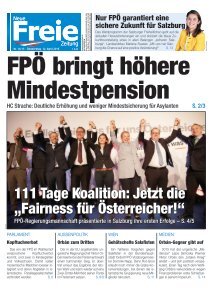 FPÖ bringt höhere Mindestpension