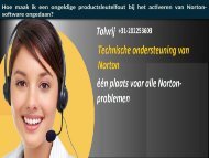 Telefoonnummer Norton Helpdesk Nederland: +31-202253603 