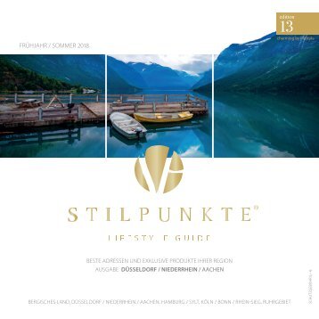 STILPUNKTE Lifestyle Guide Ausgabe Düsseldorf Frühjahr/Sommer 2018