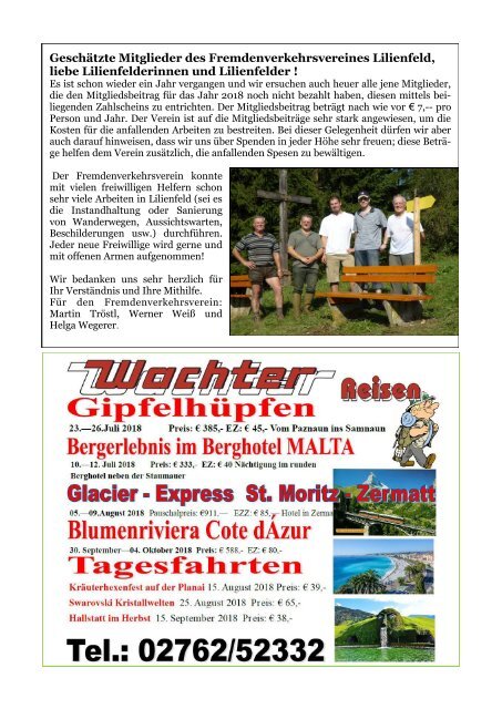 Stadtnachrichten Nr. 2/2018