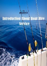 Enjoy A Relaxing Water Ride With Boat Hire Service
