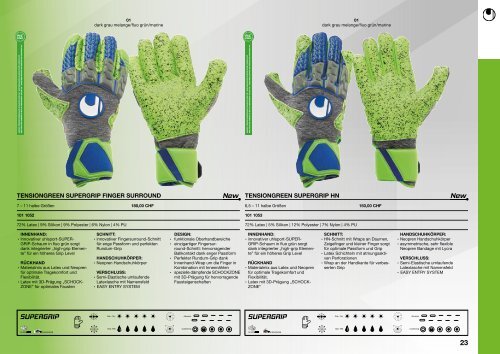 uhlsport Goalkeeper Katalog 2018