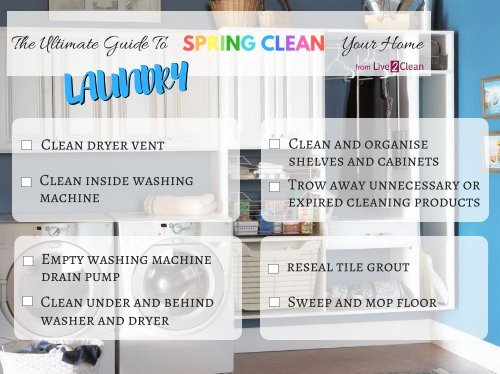 The ultimate guide to spring clean your home