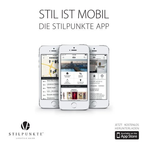 STILPUNKTE Lifestyle Guide Ausgabe Köln Frühjahr/Sommer 2018