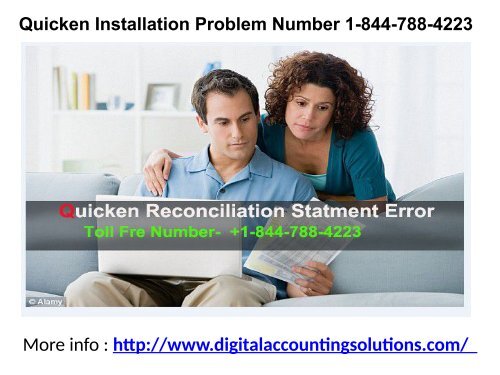 Quicken Installation Problem Number 1-844-788-4223