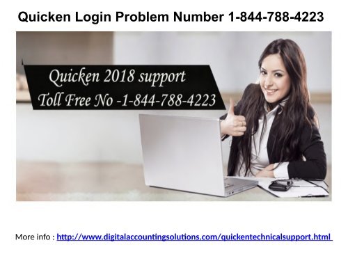 Quicken Installation Problem Number 1-844-788-4223