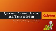 Fix Quicken General Errors | Best Finance Management Tool