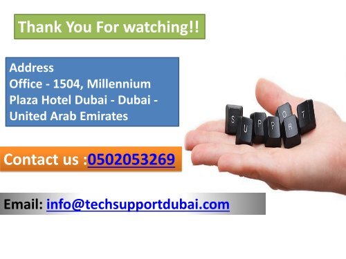 Reliable IT Annual Maintenance Contract In Dubai  Dial: 0502053269