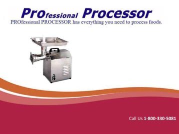 Finding the Best Commercial Meat Grinders at ProProcessor.com