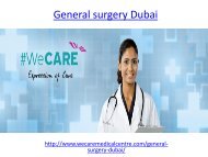 Are you looking for best General surgery in dubai