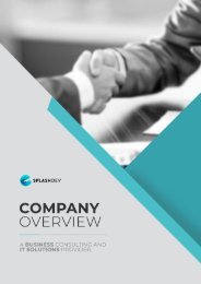 SplashDev Company Overview FINAL