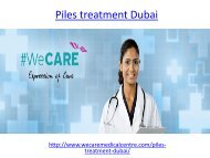 Hire specialist for piles treatment in dubai