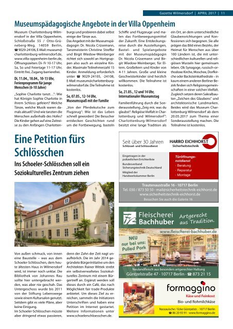 Gazette Wilmersdorf April 2017