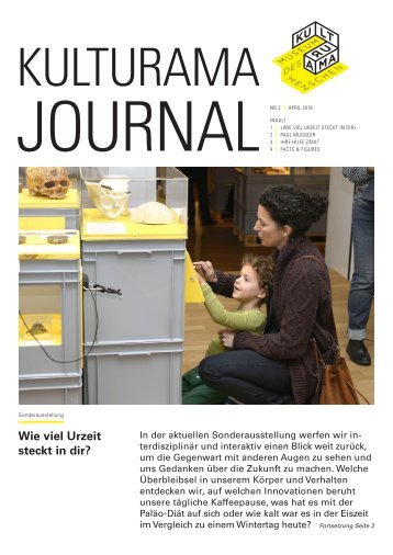 Kulturama Journal Nr. 2 / April 2018
