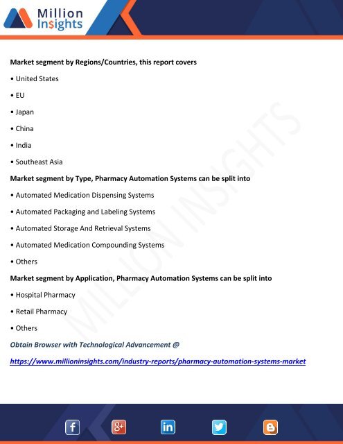 Pharmacy Automation Systems Market Share, Analysis, Trends & Forecasts to 2022