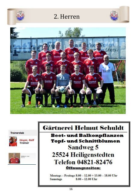 2018_04_14 (Ausgabe 15) Juliankadammreport 25. Spieltag gg. Lägerdorf II