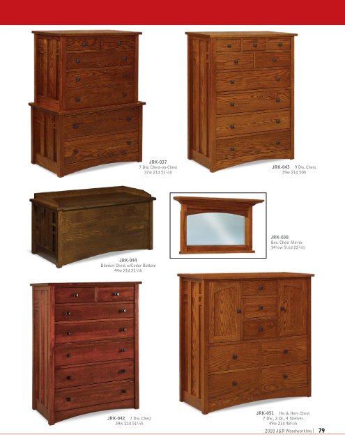 J&amp;R Woodworking 2018 catalog