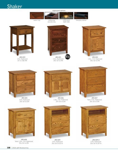 J&amp;R Woodworking 2018 catalog