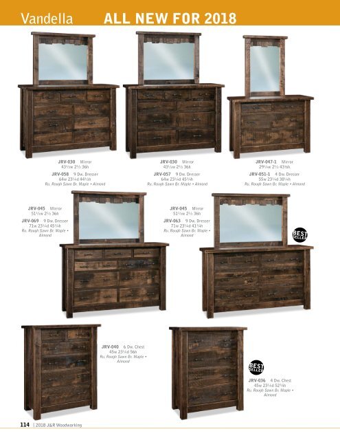 J&amp;R Woodworking 2018 catalog