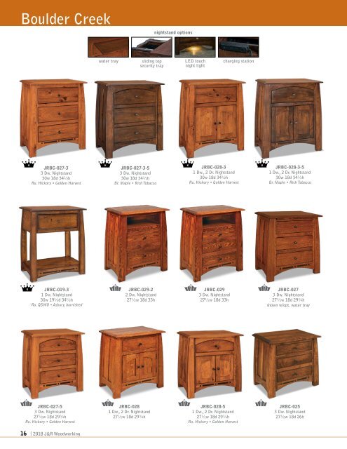 J&amp;R Woodworking 2018 catalog