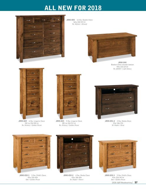 J&amp;R Woodworking 2018 catalog