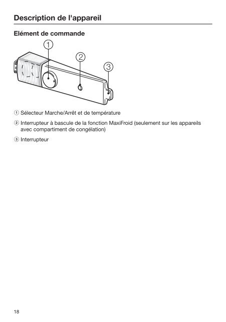 Miele KS 28463 D bb - Mode d'emploi et instructions de montage