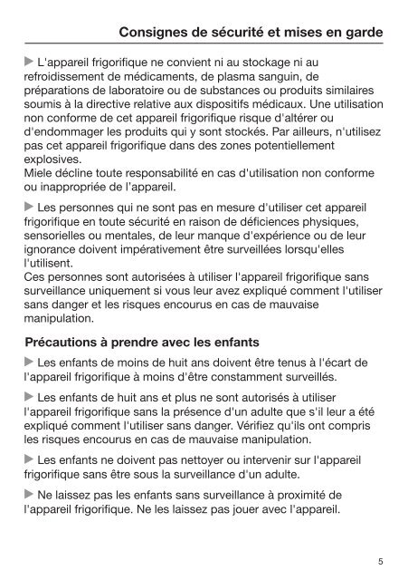 Miele K 34683 iDF - Mode d'emploi et instructions de montage