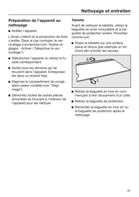 Miele K 32222 i - Mode d'emploi et instructions de montage