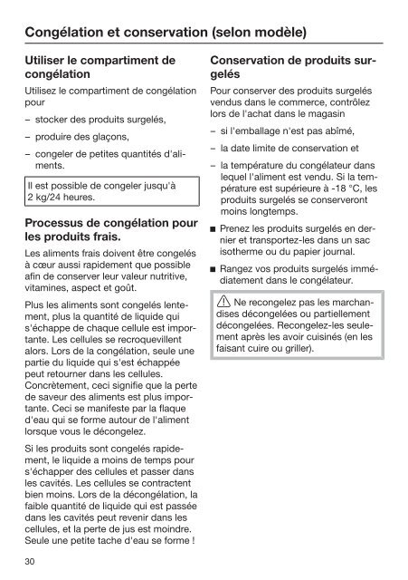 Miele K 35683 iDF - Mode d'emploi et instructions de montage