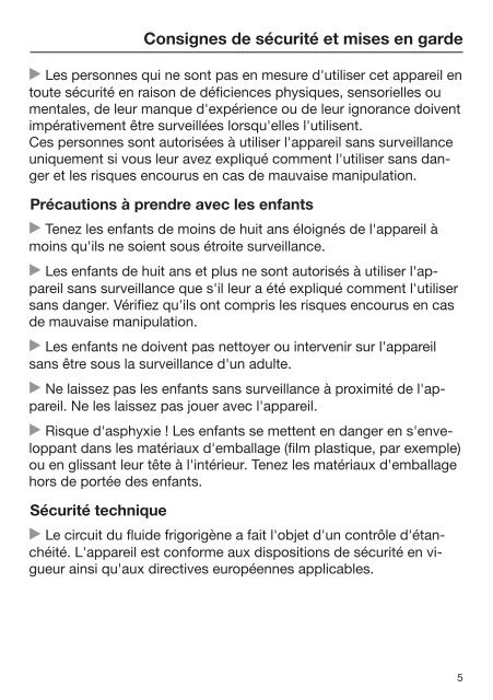 Miele K 35683 iDF - Mode d'emploi et instructions de montage