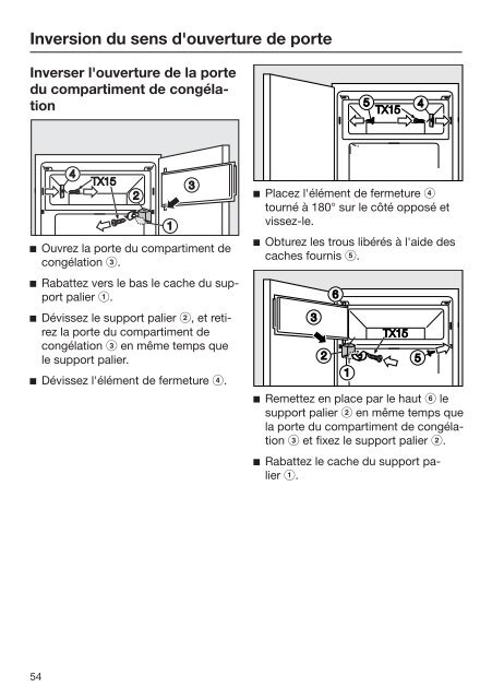 Miele K 35683 iDF - Mode d'emploi et instructions de montage