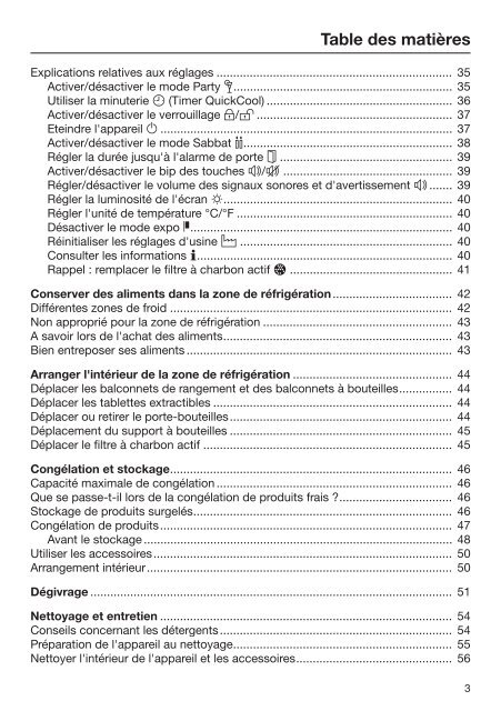 Miele KFNS 28463 E - Mode d'emploi et instructions de montage