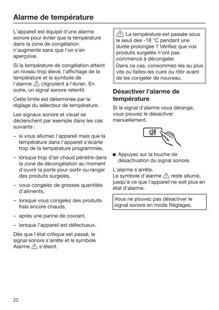 Miele FNS 37492 iE - Mode d'emploi et instructions de montage