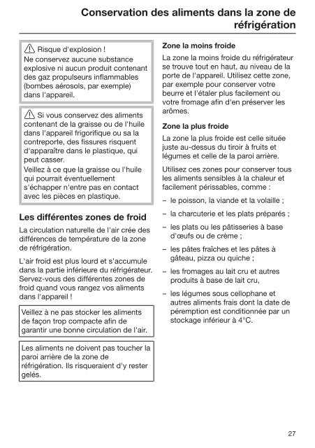 Miele K 35683 iDF - Mode d'emploi et instructions de montage