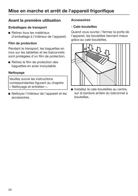 Miele K 35673 iD - Mode d'emploi et instructions de montage