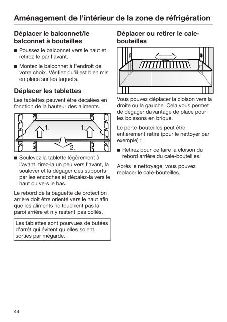 Miele KWNS 28462 E - Mode d'emploi et instructions de montage